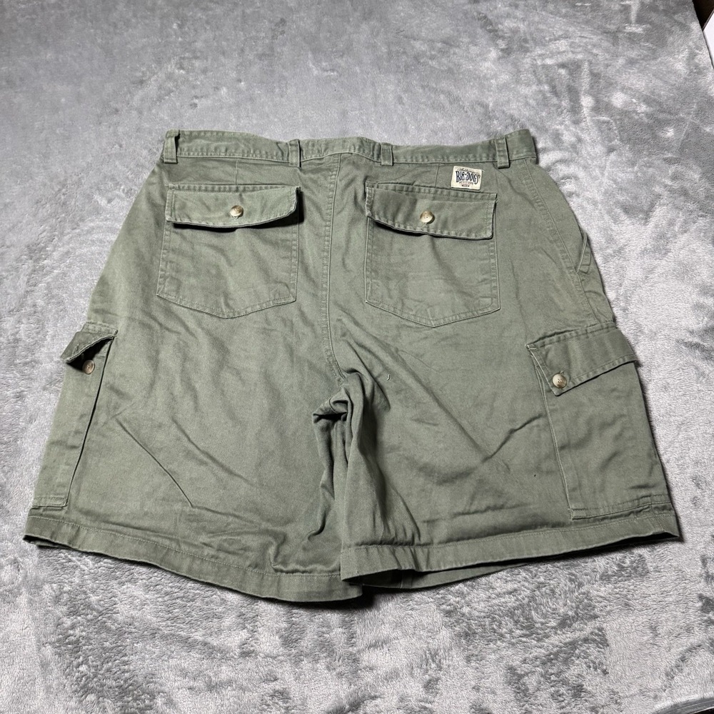 Big Dogs Shorts Men's 36 Green Cargo 8" Inseam Y2K Outdoor Summer‎ Utility